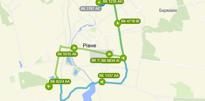 38/38А автобус Рівне