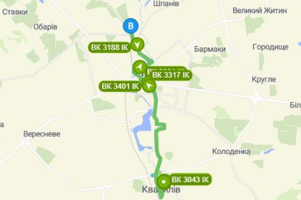 46 автобус Рівне маршрут