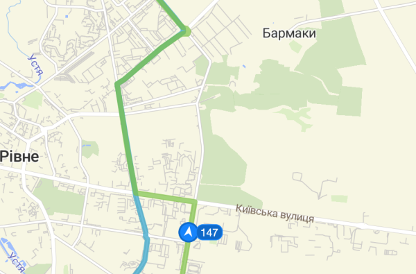 4А тролейбус Рівне маршрут
