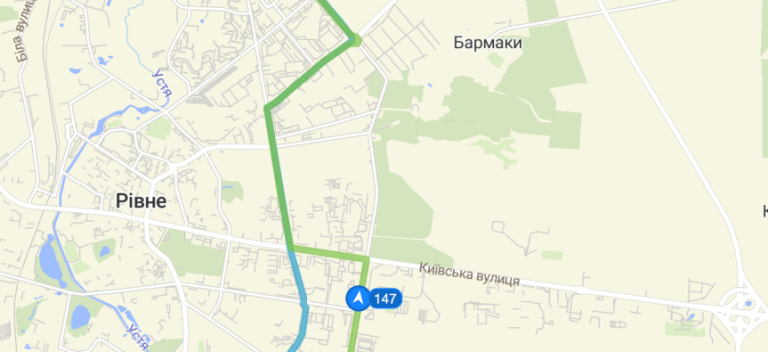 4А тролейбус Рівне маршрут