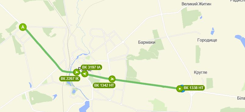 7 автобус Рівне