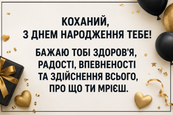привітання з днем народження хлопцю