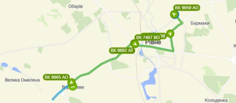 47 автобус Рівне маршрут