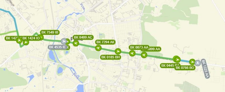 53 автобус Рівне маршрут